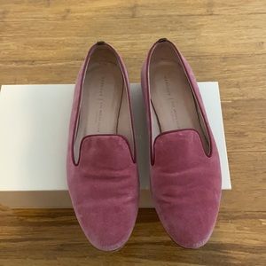 Gal Meets Glam Margaux Velvet Loafer Sz 37